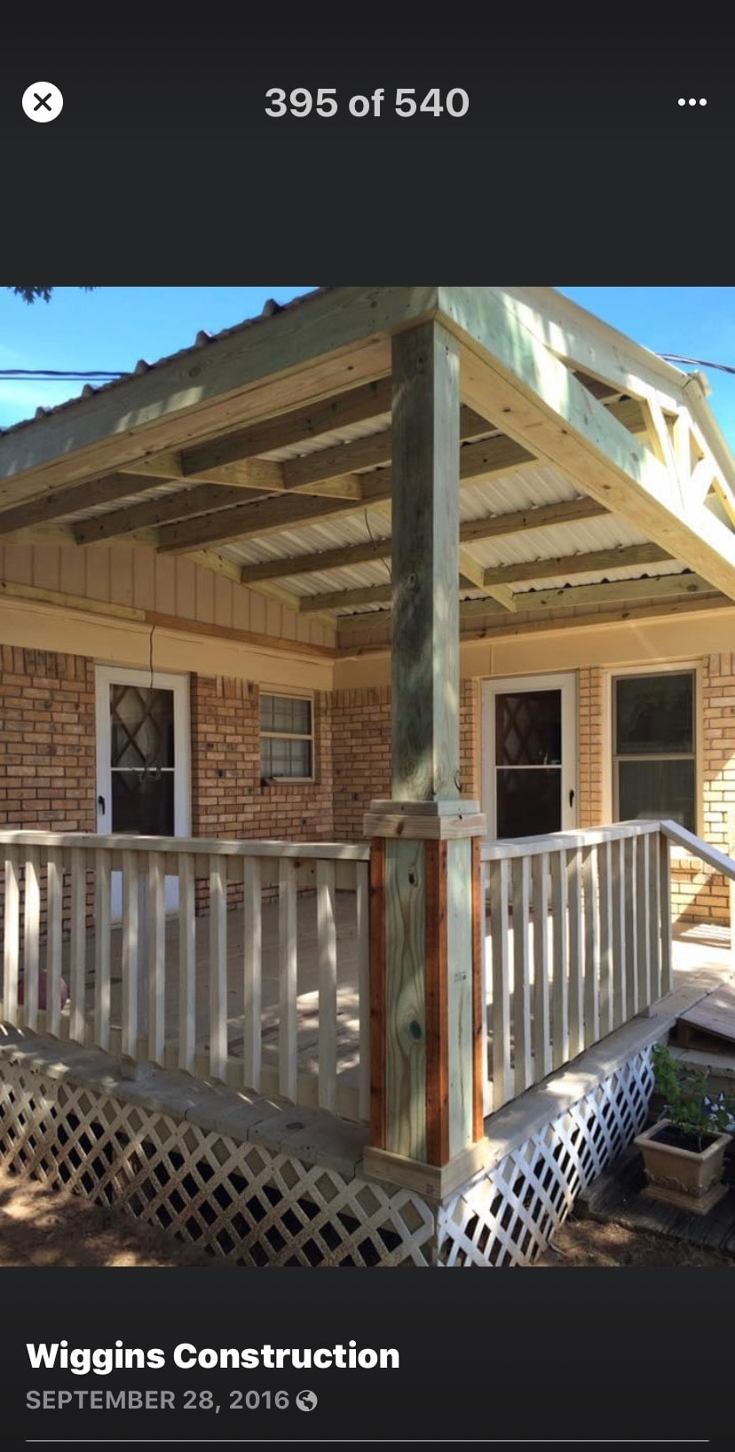 Covered Porch Addition — East Texas