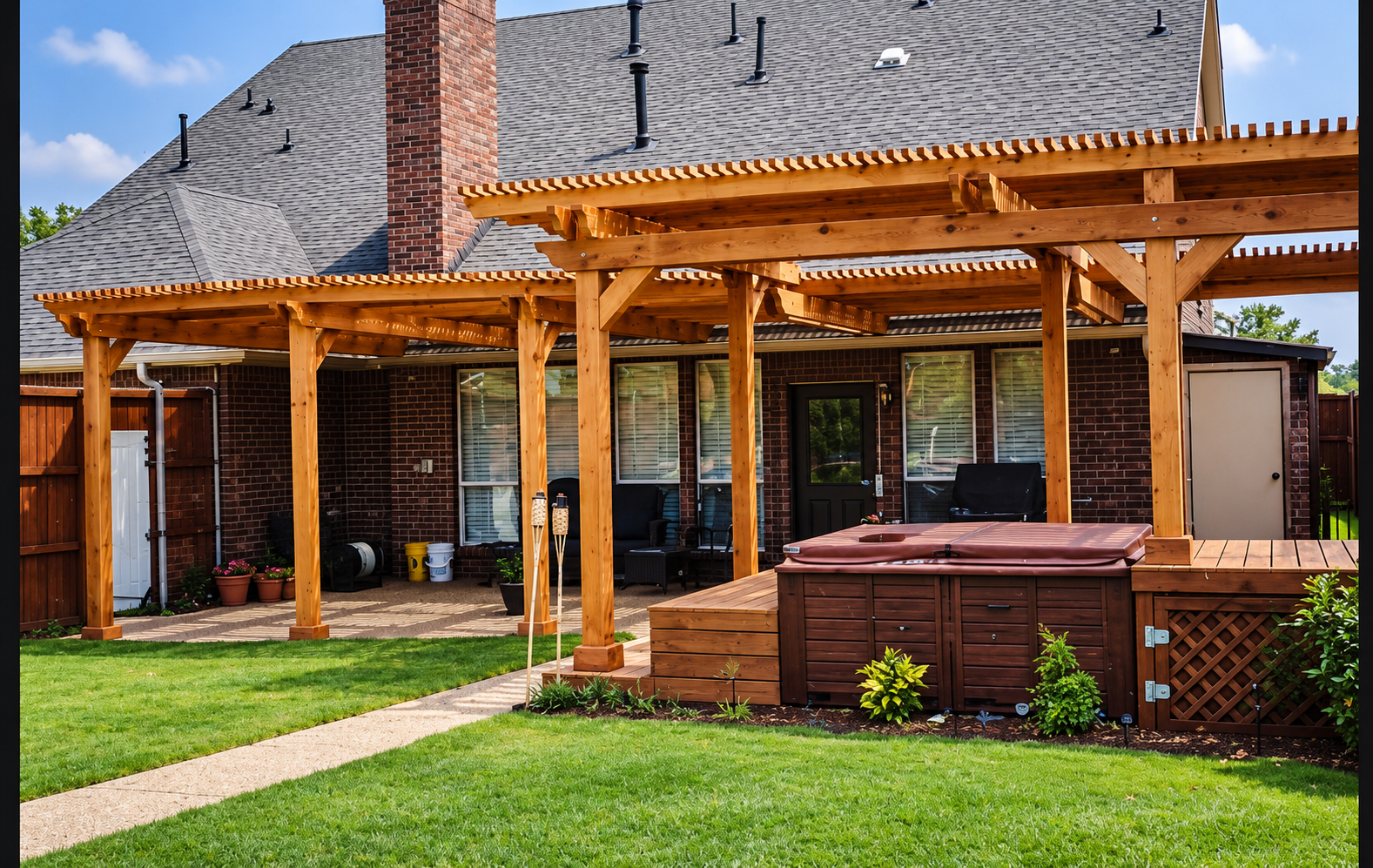 Pergola Patio Cover — East Texas